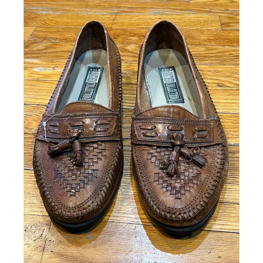 The leather collection Mens Leather Brown Size 11  Loafer’s